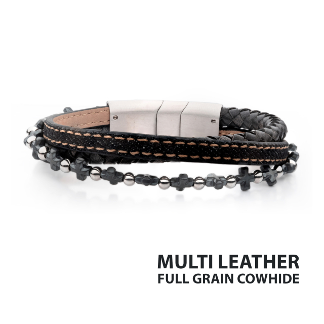 Leather Multi-Strand Bracelet