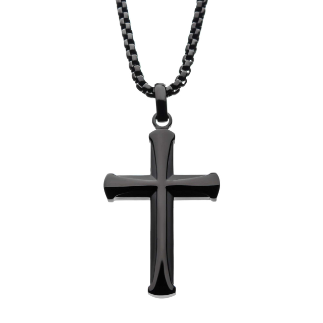 Black Apostle Cross Pendant