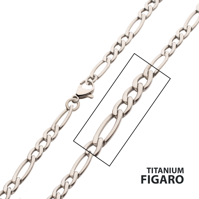 Titanium Figaro Chain