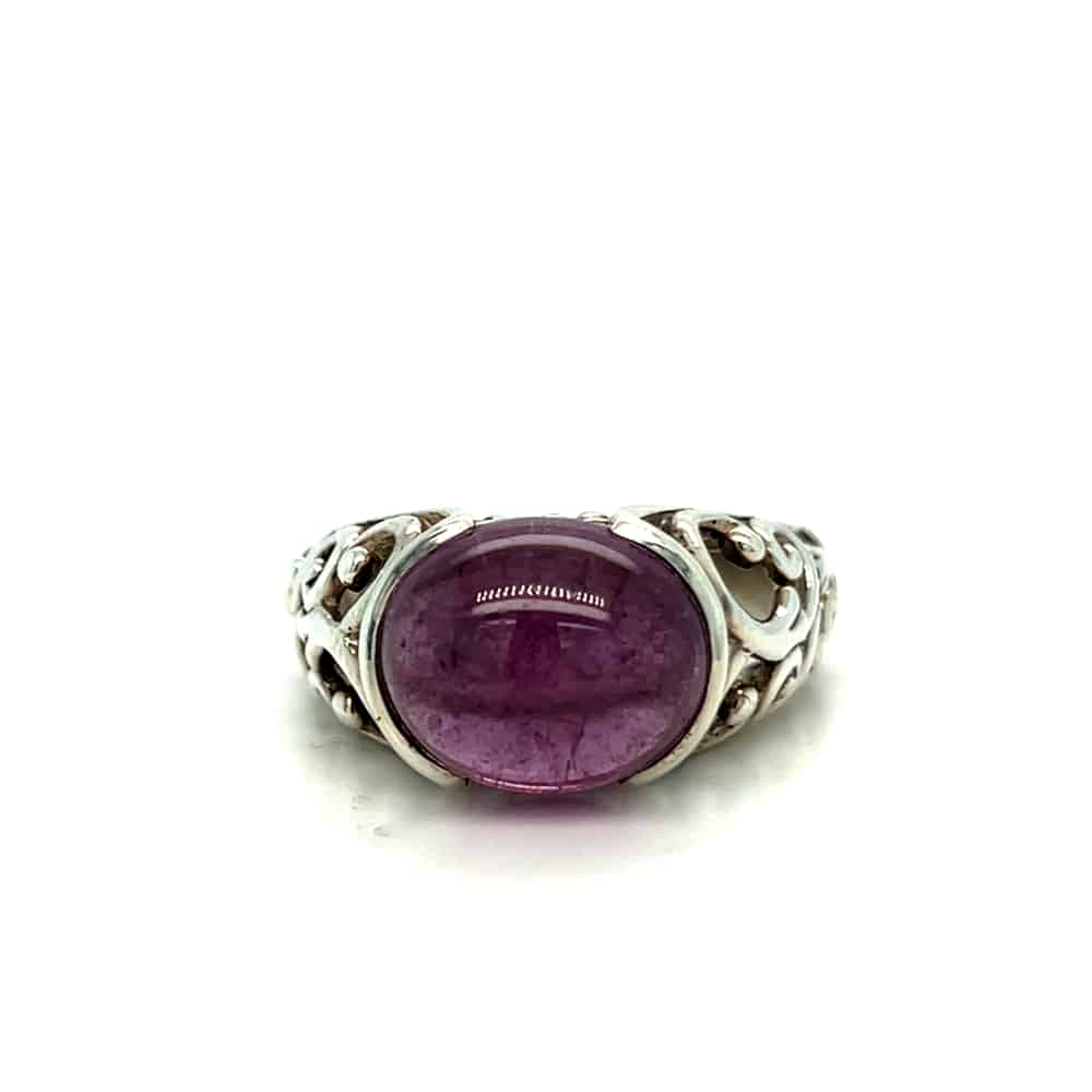 SS Amethyst Fashion Ring