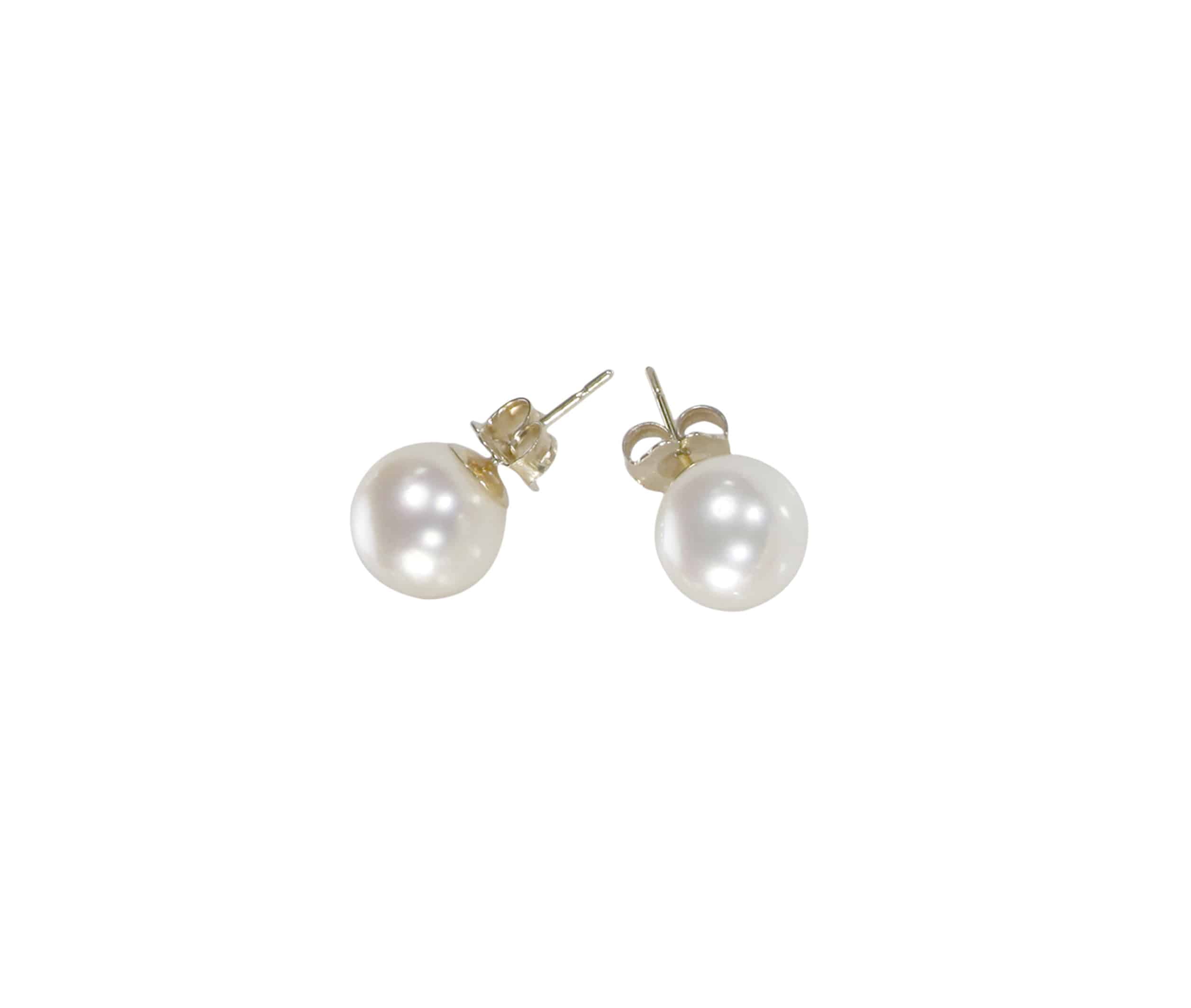 14KY Akoya Pearl Studs