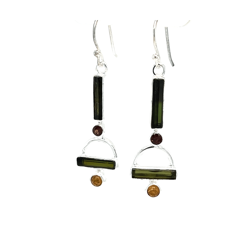 SS Tourmaline Earrings
