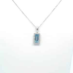KW RECT DIA BLUE TOPAZ PNDT