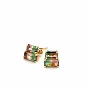 KY WATERMELON TOURM STUDS