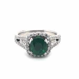 KW GREEN GARNET RING