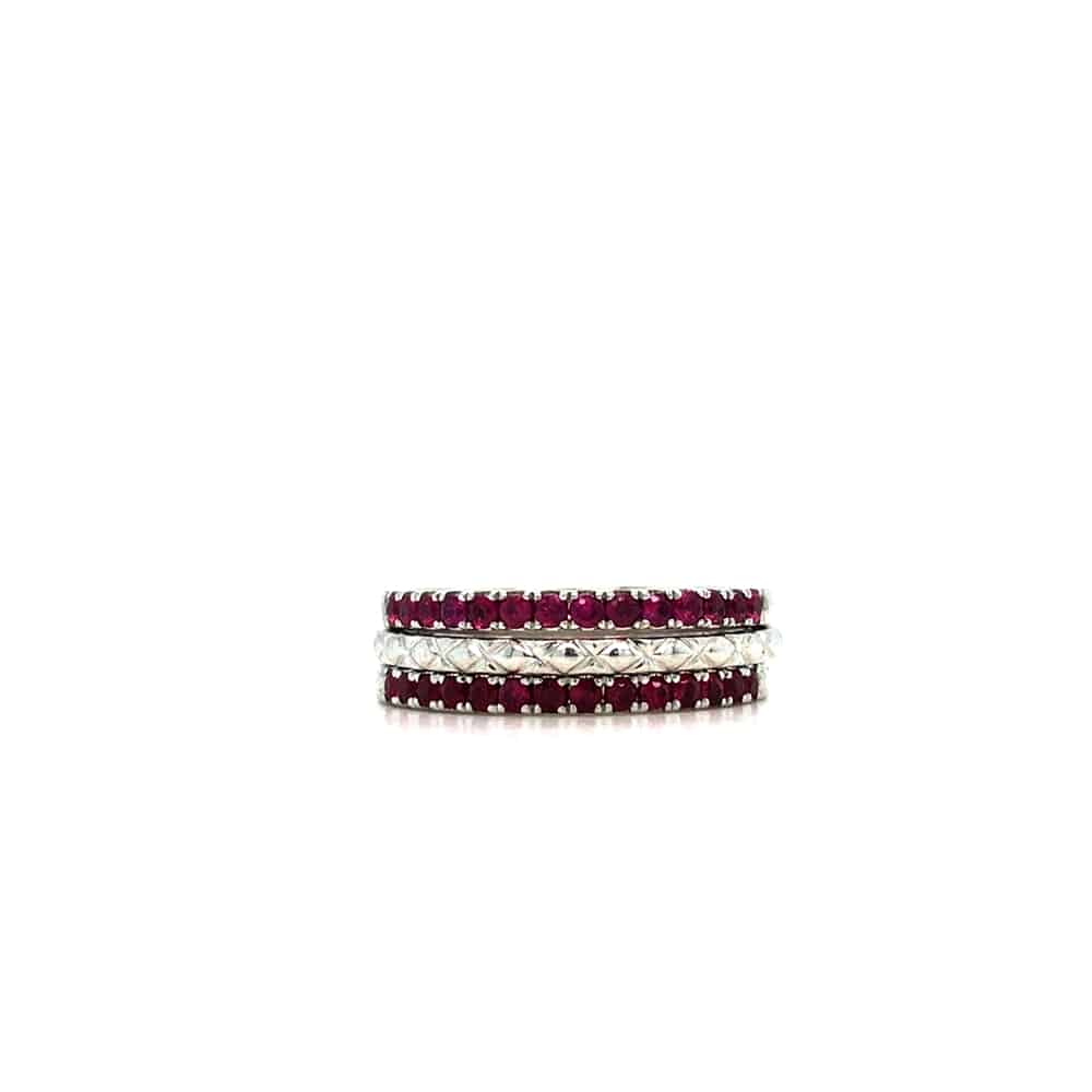 14KW Ruby Fashion Band