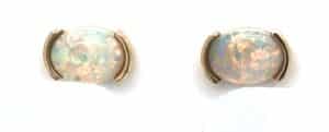 KY OPAL OVAL STUDS