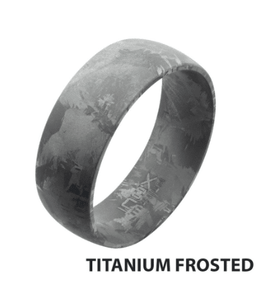 Titanium Frosted Ring