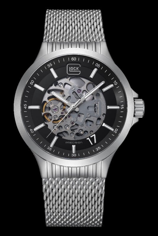 Glock SS Watch W/Mesh Strap