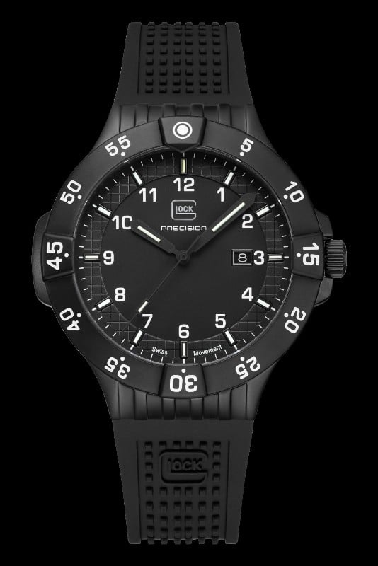 Glock Black SS W/Silicone Strap