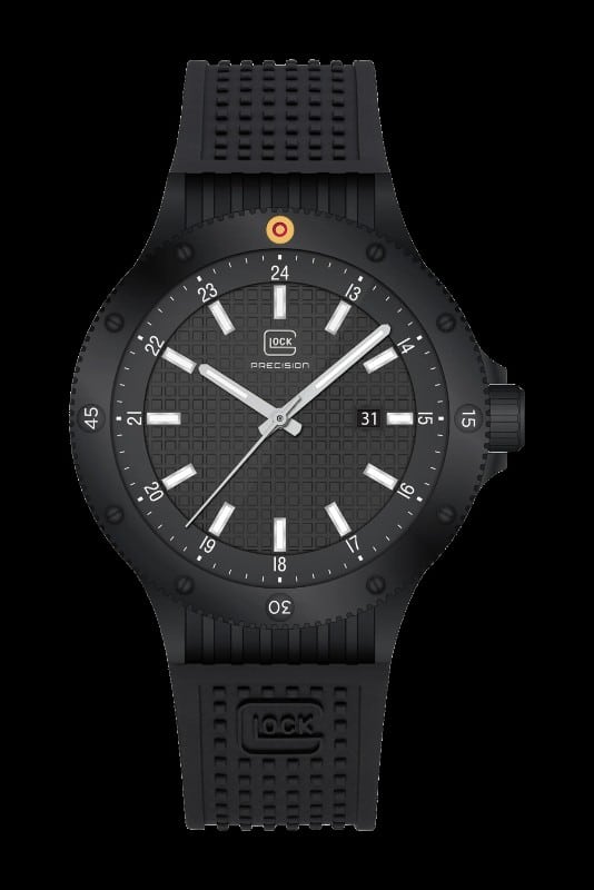 Glock Black SS W/Silicone Strap