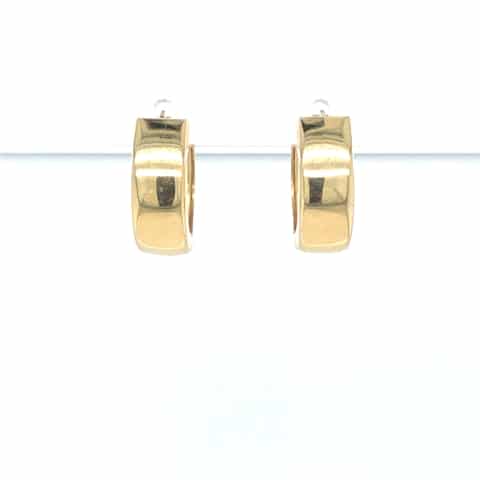 14KY Hinged Polished Hoop