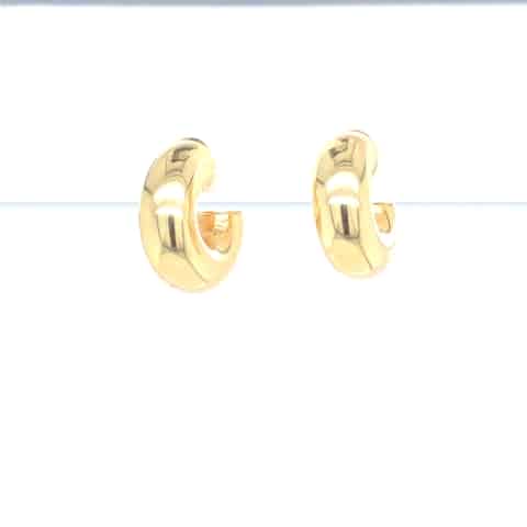 14KY Mini Chunky Hoops